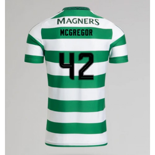 Fotballdrakt Herre Celtic Callum McGregor #42 Hjemmedrakt 2024-25 Kortermet